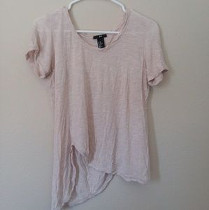 Assymetrical Peach Top